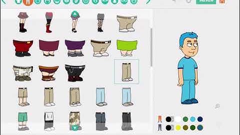 My very own goanimate character  and turtorial how to make my goanimate character