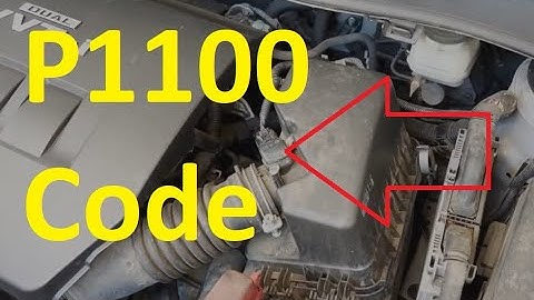Causes an Fixes P1100 Code: Mass Air Flow Sensor Intermittent