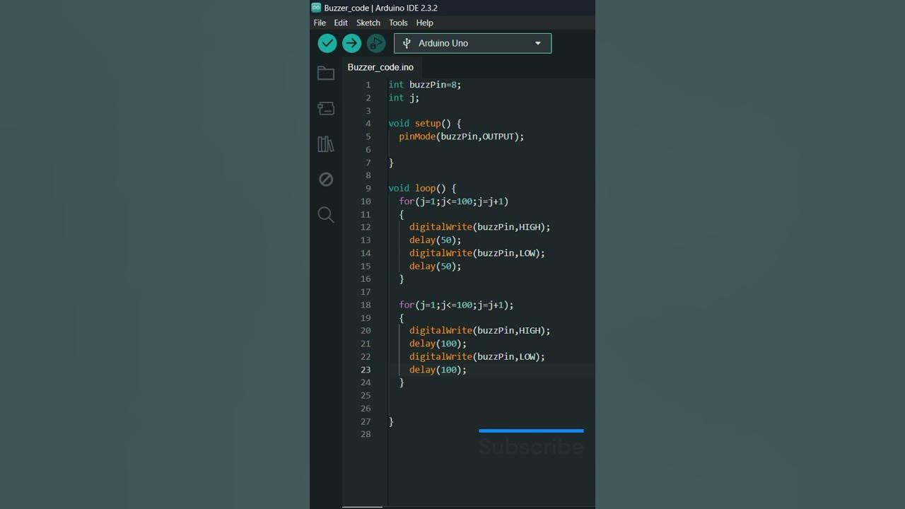 How to code a buzzer in Arduino |Arduino code #arduino #arduinocode #buzzer #code #arduinosoftware How to code a buzzer in Arduino |Arduino code #arduino #arduinocode #buzzer #code #arduinosoftware