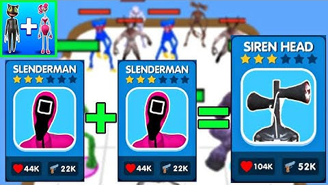 open high level siren head  in merge monster army game | merge monster army gameplay | by gamex boiz