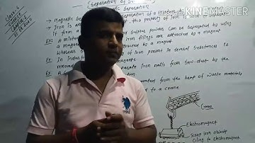 CLASS 6 / SCIENCE/ CHAPTER 5/ SEPARATION OF SUBSTANCES / MAGNETIC SEPARATION / NCERT/S.CHAND