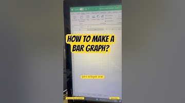 How to make a bar graph? #shorts #excel #graph