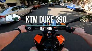 KTM Duke 390 - Test Ride por la Ciudad de Buenos Aires