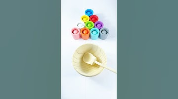 Wooden balls sorting reverse satisfying video Asmr #satisfying #shortvideo #shorts #asmr #reverse