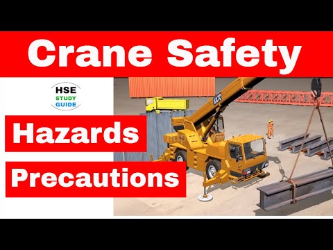 Crane safety in hindi | lifting Hazards & Precautions in hindi | HSE STUDY