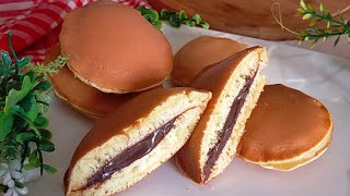 أسهل وأسرع فطأئر بدون زبدة ولا زيت وصفة دوراياكي | فطيرة يابانية dorayaki