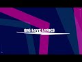 Davis D - Big love lyrics