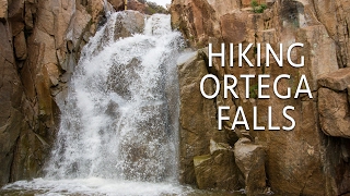 ... ortega falls is a spectacular seasonal waterfall that located only
tenth of mile off highway 74 above