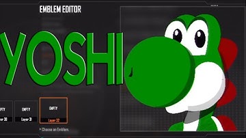 Black Ops 2 - BEST Yoshi Emblem Tutorial