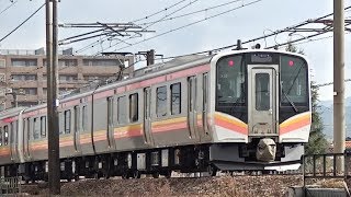 ともに最終ロット編成E129系B26+A32編成　信越本線下り普通441M