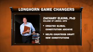 Longhorn Game Changers: Zachary Elkins, PhD