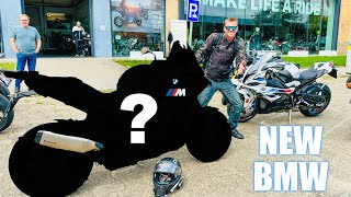 PICKING UP a NEW BMW with a 2023 BMW S1000RR....*SURPRISE* [Motovlog]