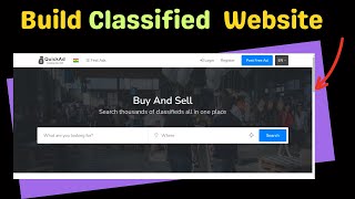 How to build a classified listing website like #OLX or #craigslist or #jiji