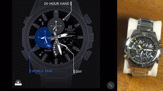 Casio Edifice EQB-501 In Depth Watch Review with Bluetooth Casio+ (Casio Plus) App, Bracelet Size screenshot 3