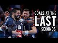 Goals at the last seconds  handball  2020