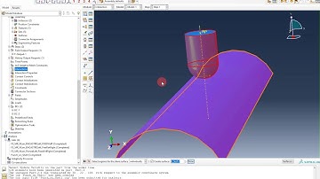 Abaqus Tutorial: Shell Elements #6 Punch Indentation Problem & Results