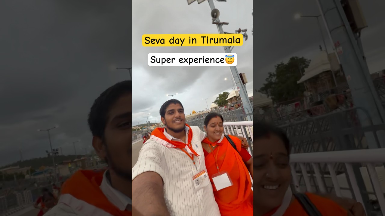 || Seva day in Tirumala||😇👍..