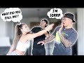 CALLING MY GIRLFRIEND MY EX'S NAME IN FRONT OF COMPANY! ** SHE GETS HEATED! **