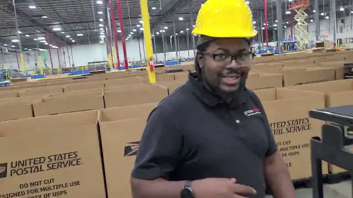 AMR Robots in action sorting FRS mail