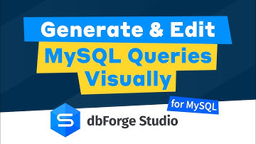 MySQL Visual Query Builder in dbForge Studio for MySQL