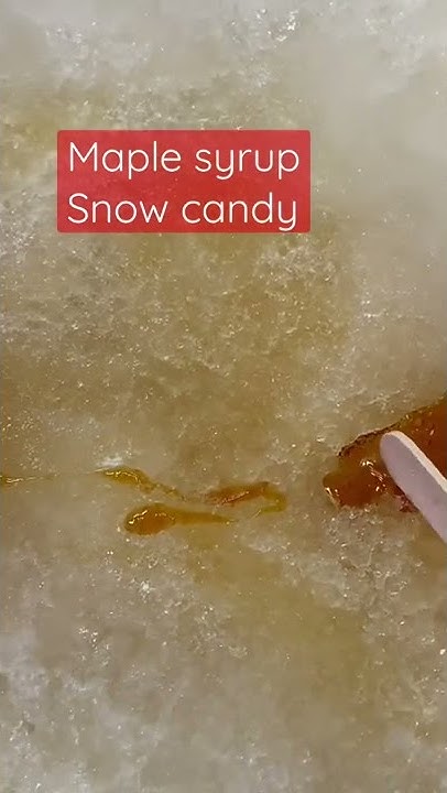 How to make maple syrup snow candy | Cabane à sucre - YouTube