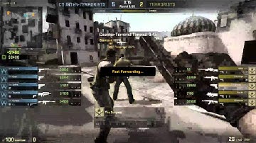 Example of an obvious hacker in CS:GO Overwatch