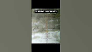 Rifle scope leveling