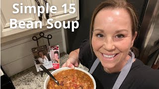 Simple 15 Bean Soup | Easy Soup recipe for dinner or lunch | Recipe idea | Vegetarian recipes