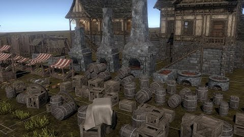 Medieval Mega Marketplace | Unity Asset | Aquarius Max