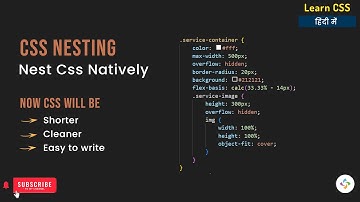 CSS Nesting | STOP Repeating CSS Selectors and use CSS Like a Pro