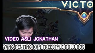 video asli yang penting kan freestyle dulu bos Jonathan | original scene