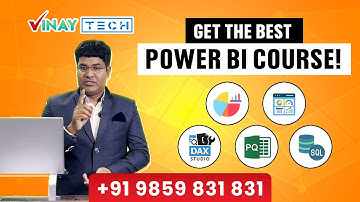 Get the Best Power BI Training from Vinay Tech | +91 9859 831 831