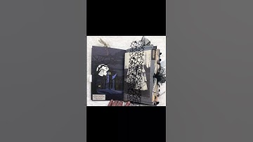 Spooky Halloween Witch Junk Journal Flip Thru #junkjournal #halloweenjournal #halloween2023 #shorts