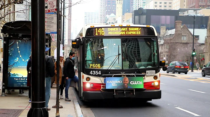 Chicago Transit Authority 2012-2013 New Flyer D60LFR 4354 On The 146