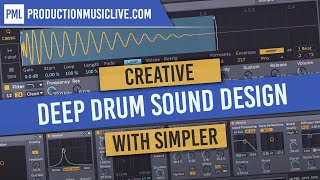 Creative Deep Drum Sound Design w/ Ableton Simpler | Warping & Artefacts