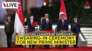 Live Lawrence Wongs Swearing-In As Singapores New Prime Minister