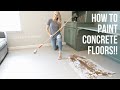 How to Paint Concrete Floors | HomeWithStefani