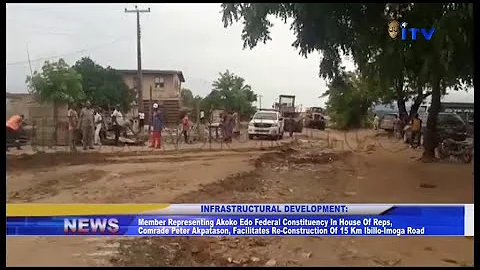 Comrade Peter Akpatason, Facilitates Re-Construction Of 158Km Ibillo-Imoga Road
