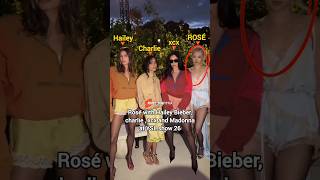 Rosé With Other Artists At Ysl Pfw