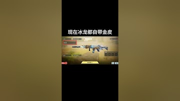 現在冰龍都不用刷金皮了，自備金皮？ #codm
