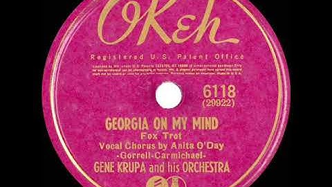1941 Gene Krupa - Georgia On My Mind (Anita O’Day, vocal)