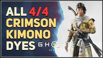 All Crimson Kimono Dye Locations Ghost of Yotei