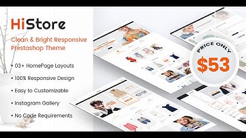 HiStore - Clean and Bright Responsive PrestaShop Theme | Themeforest Website Templates and Themes