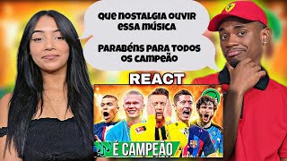 REACT | ♫ OS CAMPEÕES EUROPEUS DE 2023! 🏆 | Paródia The Lazy Song - Bruno Mars