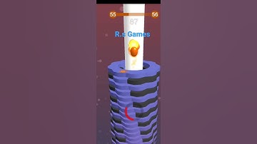Stack Ball Blast Game ( Level -55)#Shorts