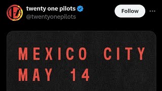 TØP Announce Mexico City Show (AKA They Hit All Trench Location Sessions) | TØP News