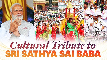 An enthralling cultural performance at the birth centenary celebrations of Sri Sathya Sai Baba