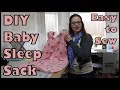 Diy baby sleep sack  easy to sew