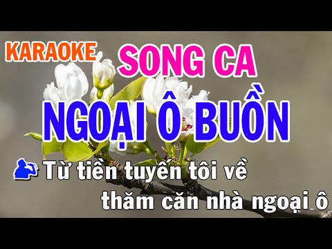 Ngoại Ô Buồn Karaoke Song Ca Nhạc Sống - Phối Mới Dễ Hát - Nhật Nguyễn