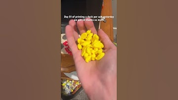 Day 51 of printing a duck per sub #subscribe #3dprinting #thankyouforwatching #duck